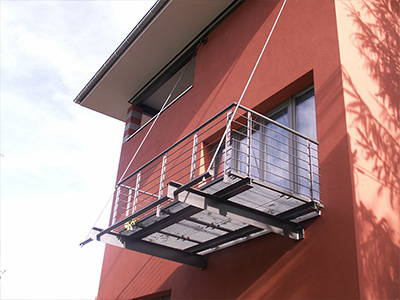 Balkon nach Architektenentwurf